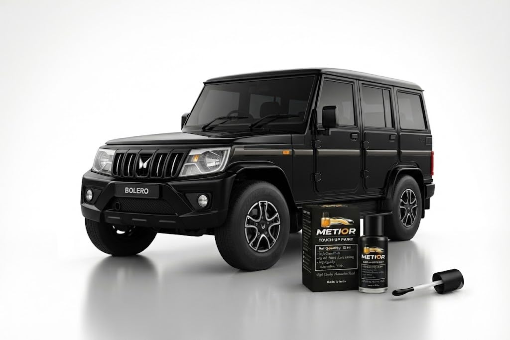 Mahindra Bolero Stealth Black (MM9408) Touch Up Paint Pen | OEM Factory Color Match | Car Scratch & Stone Chip Repair | Quick Dry Finish | Bumper Scuff & Paint Chip Fix | DIY Automotive Touch Up | 18ml | Stealth Black (MM9408)-image-9