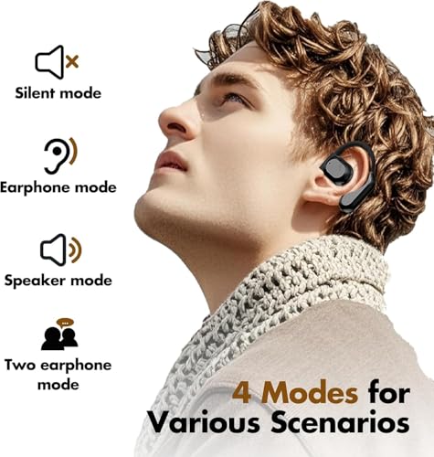 Image of AI Translator Earbuds Real-Time Translation Earbuds 180 Languages and Accents Two-Way Translation Device for Travel Business and Learning Compatible with iOS and Android Electroplated Black