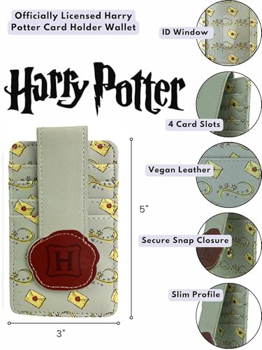 Harry Potter Card Holder Wallet Slim Compact (Gray)3