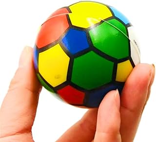 3 Pack 6cm Stress Relief Hand Balls for Unisex Adults - Multicolor Balls Fidget Toy, Stress Relief Sensory Ball, Squeeze Toy for Boys and Girls