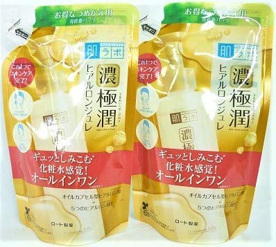 肌ラボ　ヒアルロンジュレ　濃極潤　１６個　詰め替え　150ml Amazon | SKINLAB 【2個セット】肌ラボ 極潤 ヒアルロンジュレ