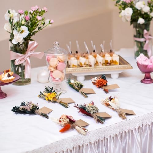 8 paquetes mini ramos de flores secas decorativos miniatura 3