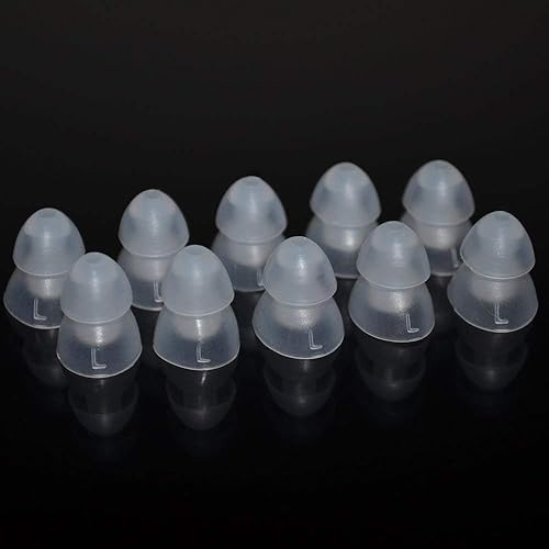 Miniatura 3 de 5 pares de almohadillas de repuesto de varios tamaños para todos los modelos de auriculares Klipsch (forma de brida doble grande)