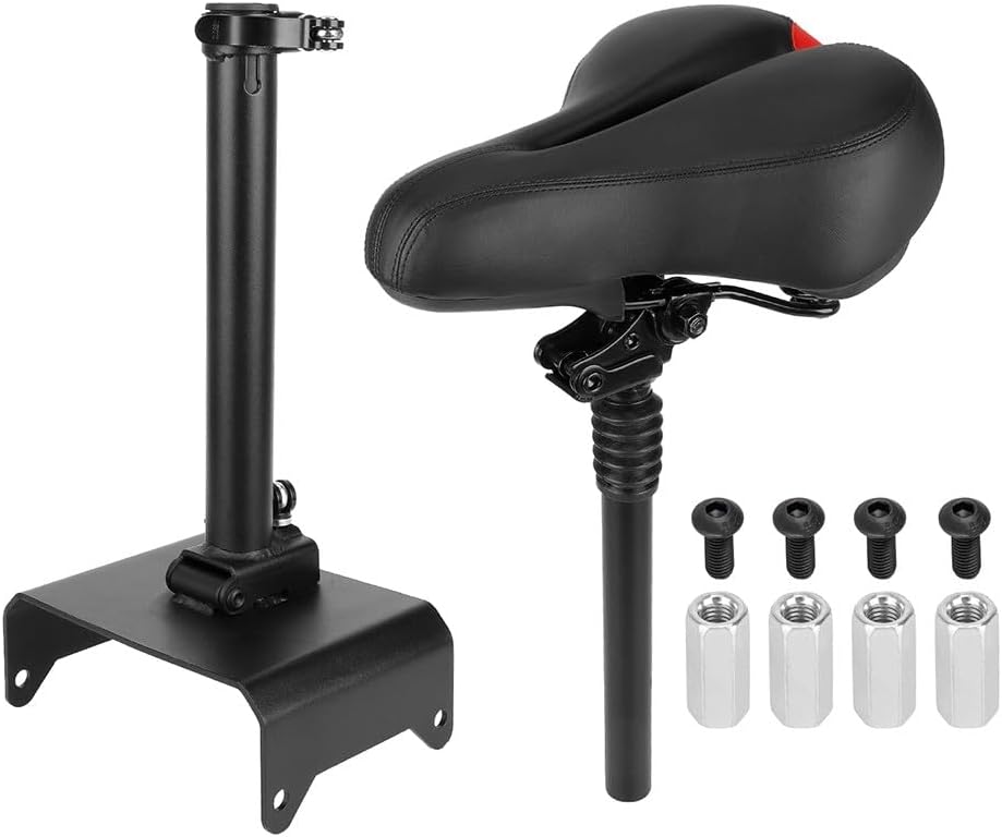 Electric Scooter Seat, Adjustable Seat Saddle, E-Scooter Comfortable Seat Compatible with Nine-bot F20 F25 F30 for F40
