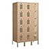 Salsbury Industries 75358TN-U 12" Five Tier Box Style Vented, 3 Wide x 5 Feet High x 18 Inches Deep, Unassembled Metal Locker, Tan