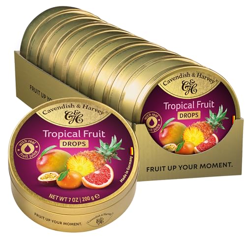 Cavendish & Harvey Tropical Fruit Drops, 9 unidades (9 x 200 g)