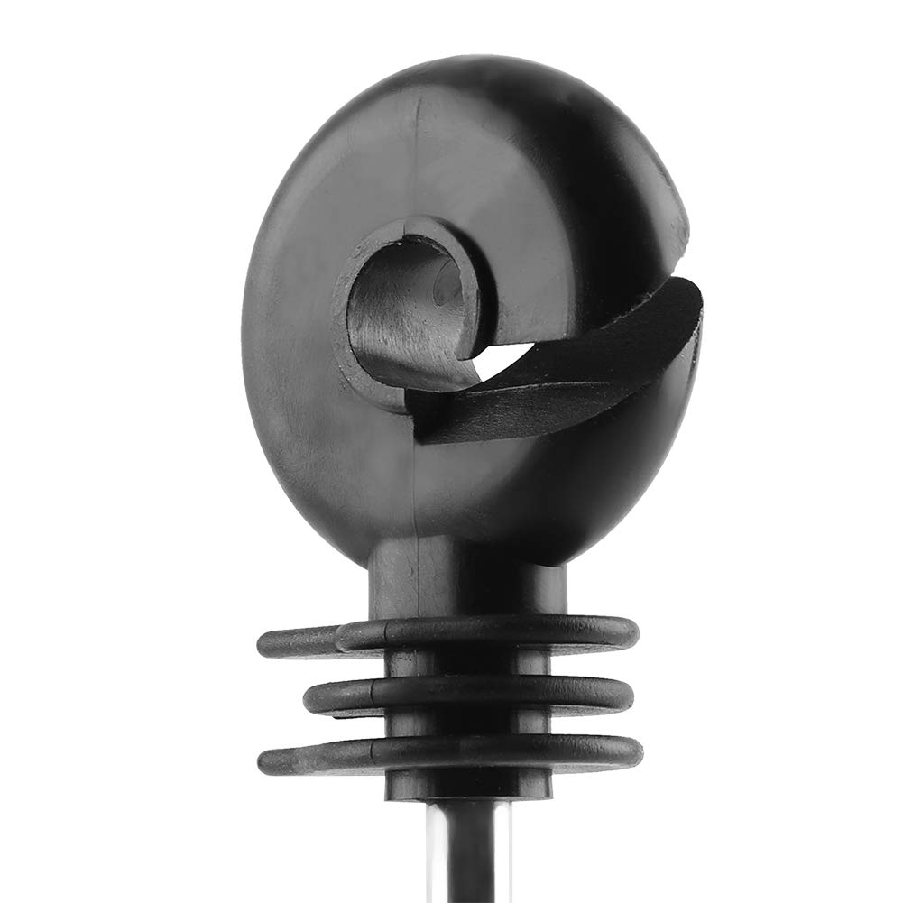 SIXRUN Aisladores de Anillo de Cerca Eléctrica Aislador Atornillado Duradero para Poste de Madera 100 Piezas para Protección de Larga Distancia