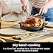 Ninja Crispi Air Fryer, Microwave, Freezer & Dishwasher Safe, Non Toxic Glass Portable Cooking System, 4 QT & 6 Cup Glass Containers with Storage Lids, Easy Meals, Air Fry, Bake, Green, FN101SG