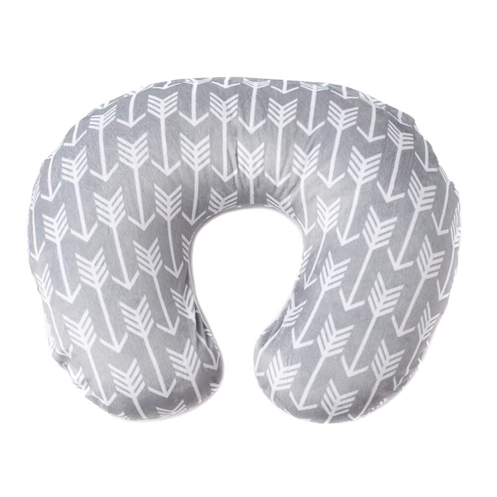 Uposao Baby Nursing Pillow Cover, Newborn U-Shaped Breastfeeding Pillowcase Cushion Cover Stretchy Replaceable for Infant Newborn Feeding Baby Boy and Girl,55x40CM