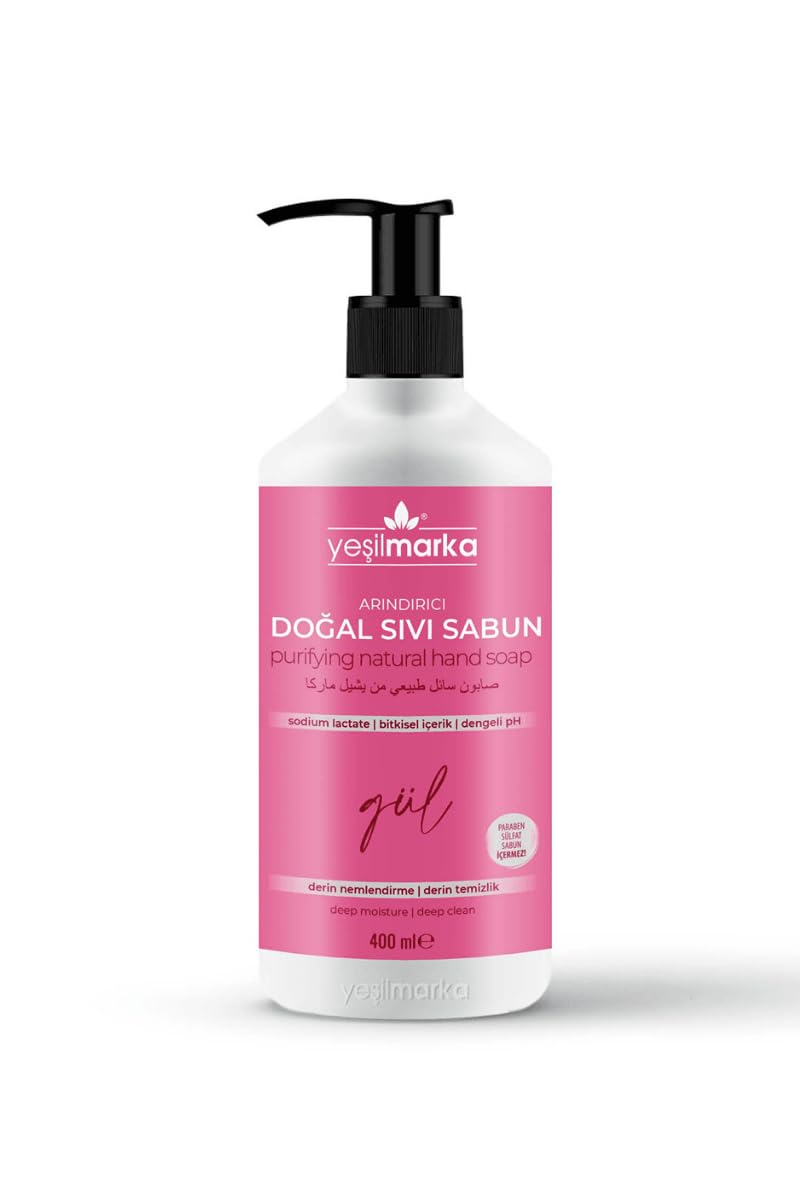 Yeşilmarka Doğal Sıvı Sabun - Gül 400 ml