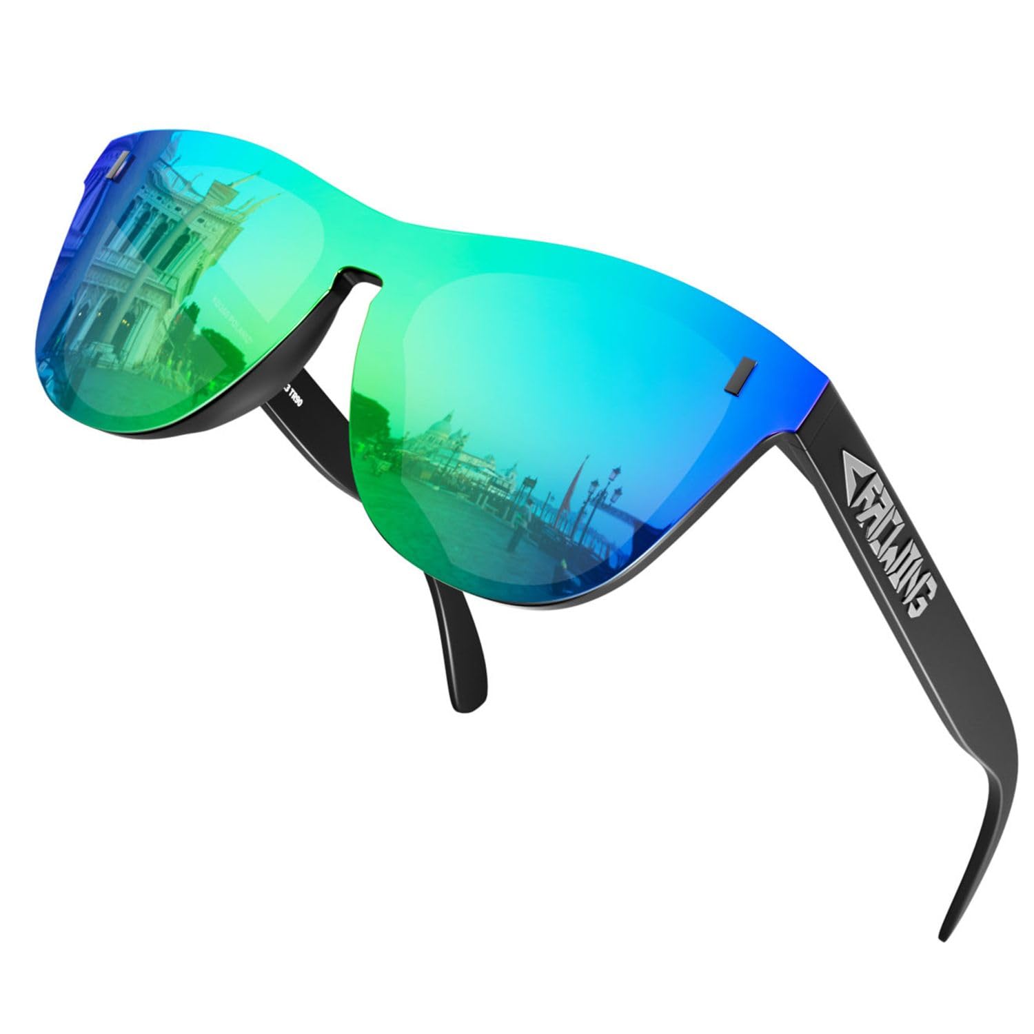 ROCKNIGHT Driving HD-Sonnenbrille für Herren, polarisiert, UV-Schutz, für den Außenbereich, blendfrei, leicht