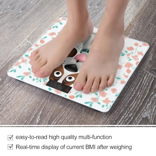 Báscula de baño digital Funny Dog con pantalla LED miniatura 5