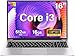 2025 PC Portatile Gaming 16GB RAM 512GB 1TB SSD Espansione Core i3 (fino a 3,2Ghz) Notebook 16 Pollici Computer Portatile 1920 * 1200 IPS UHD 5G WiFi con mouse & adesivi per tastiera Italiana-Argento