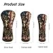 ELEQIN Fairway 3 Wood 5 Wood Headcovers Golf Club Head Covers Camo Hunting Deer Elk Golf Head Covers Outdoor Sports Accessories Gift for Golfers Men Women Ideal for Travel Use Durable