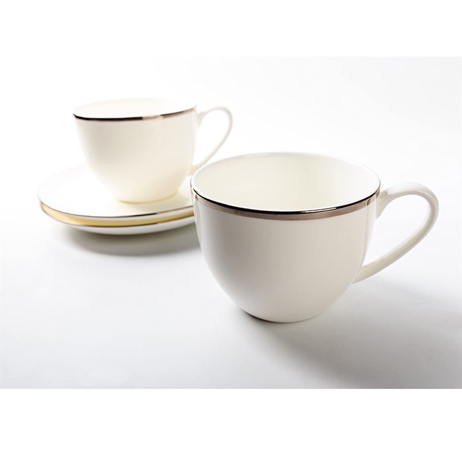 Kubek do kawy zestaw kubków do kawy z porcelany kostnej Nordic wysokiej klasy kubek ceramiczny ceramiczna filiżanka do kawy i spodek angielska czarna herbata filiżanka filiżanka do herbaty