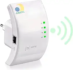 Repetidor de Sinal Wifi Amplificador Roteador Wireless Expansor Longo Alcance Potente Sem Fio Homologado Anatel Marca Nosredna Shop