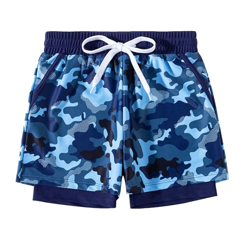 MZSYLK Jungen-Badehose mit Boxershorts, Kompressionsfutter,...