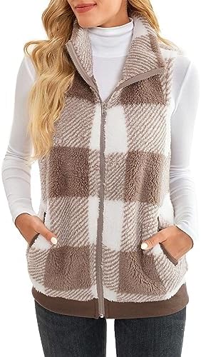 Gilet In Pile Donna Senza Maniche - Leggero, Caldo E Con Zip, Perfetto Per Autunno E Inverno - Foto 7