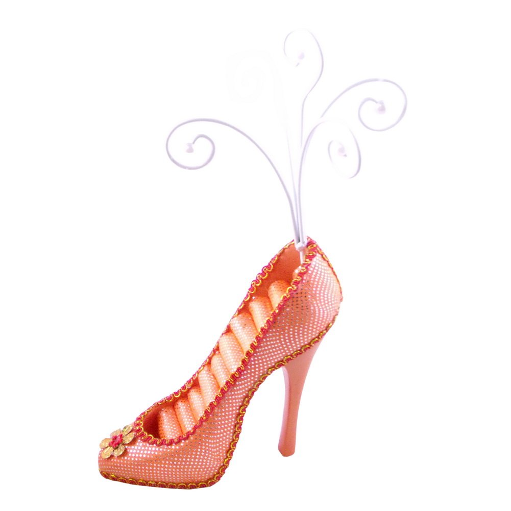 BLANCHO BEDDING Beautiful Shoe Ring Display Tutu (Orange)