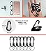 WAPAG Small Carabiner Clip, 2 inch Caribeener Clips, Aluminum Mini Caribeaner for Keys, Small Items, Daily Life, Camping, Hiking, Running (7Black)