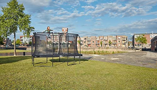 Salta Trampoline Unisex Jugend Premium Black Edition Combo Trampoline mit hochwertigen Sicherheitsnetz Schwarz, 153 x… – Bild 3