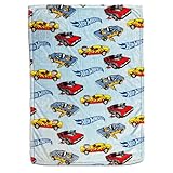 Hot Wheels Blanket | Hot Wheels Throw Blanket | Hot Wheels Baby Blanket Soft Plush Fleece | 30' x 40' | Multicolor | Officially Licensed