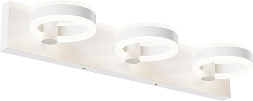 Miniatura 8 de Lámparas LED de baño, luces negras de tocador de 33 pulgadas, modernos apliques de pared acrílicos de 4 luces, accesorio de iluminación de pared