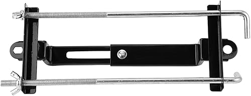 Miniatura 6 de Soporte de batería de barra transversal, soporte de batería ajustable universal de 11.0 in/11 pulgadas, soporte de hierro de sujeción con perno