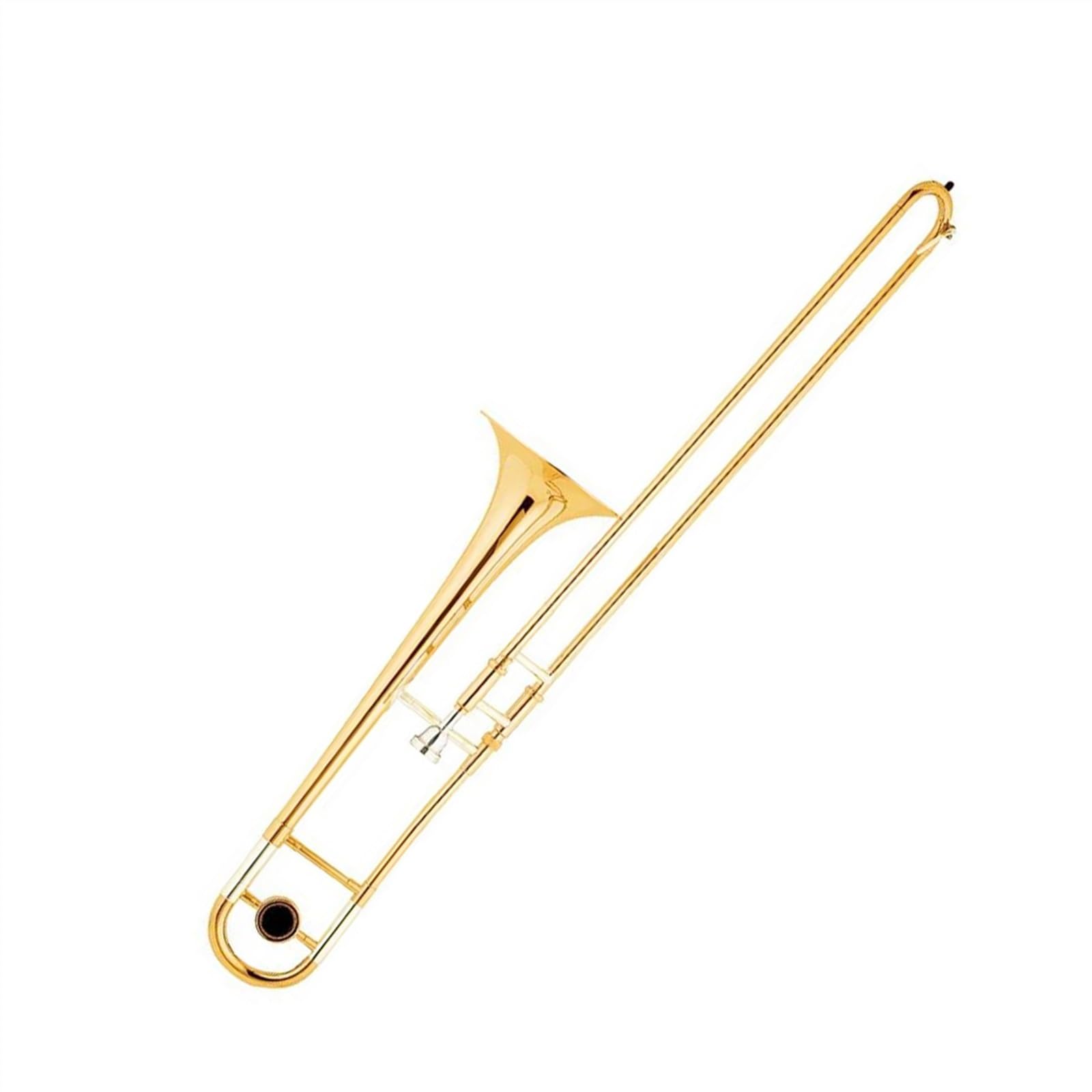 Trombones Instrumentos musicales Trombón tenor tono Bb lacado en oro de grado popular