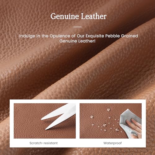 Image of Genuine Leather Hobo Crossbody Bag for Women, Soft Real Leather Bucket, Shoulder Handbag Purse with 2 Removable Strap
