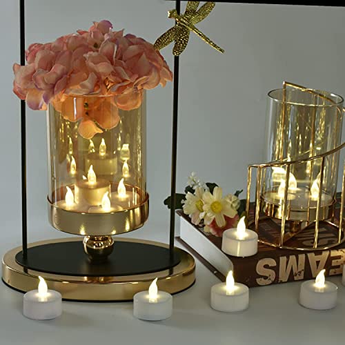 Antizer Tea Lights Battery Operated Candles,Set Of 100 Led Tea Lights Flameless Candles 200+ Hours Flickering Fake Tealights For Sweetest Day Wedding Home Decorations Party (100 Pack Warm White) #TOP2
