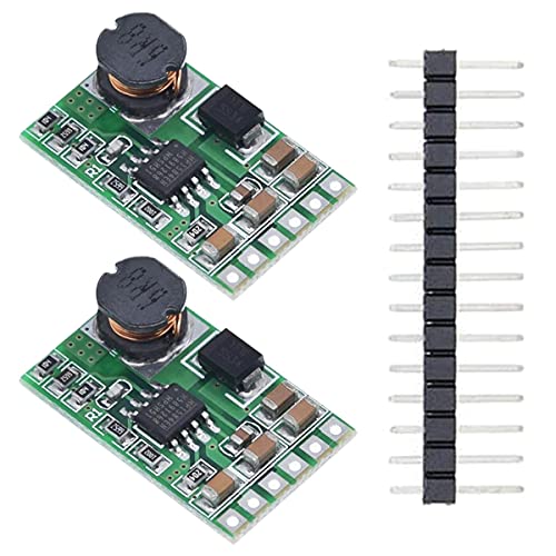 Image of 2PCS DC-DC Buck Converter 4.5V-27V to 3V 3.3V 3.7V 5V 6V 7.5 9V 12V Step Down Power Supply High Efficiency Voltage Regulator Module DD2712SA with Pin Header