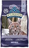 Blue Buffalo Wilderness High Protein Grain Free, Natural Adult Dry Cat Food, Chicken 2.7kg Bag