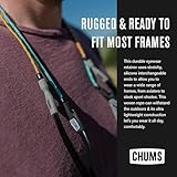 Chums 3mm Ripcord Rope Sunglasses Retainer & Glasses Strap for Men & Women (Gray/Blue/Navy)