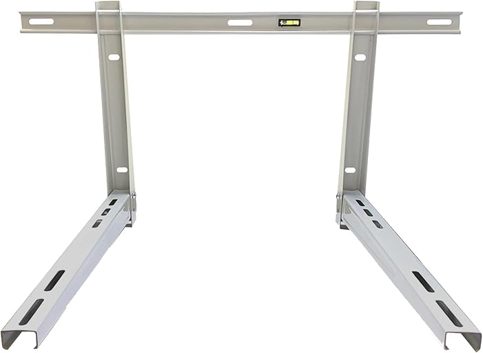 Appli Parts APAB-3160 Mini Split Wall Mounting Bracket, Heavy Duty Outdoor Support Up to 352 lbs. Fit 5000 to 36000 BTU Units, Includes Level Cross Bar, Anti Vibration Pads and Full Installation Kit