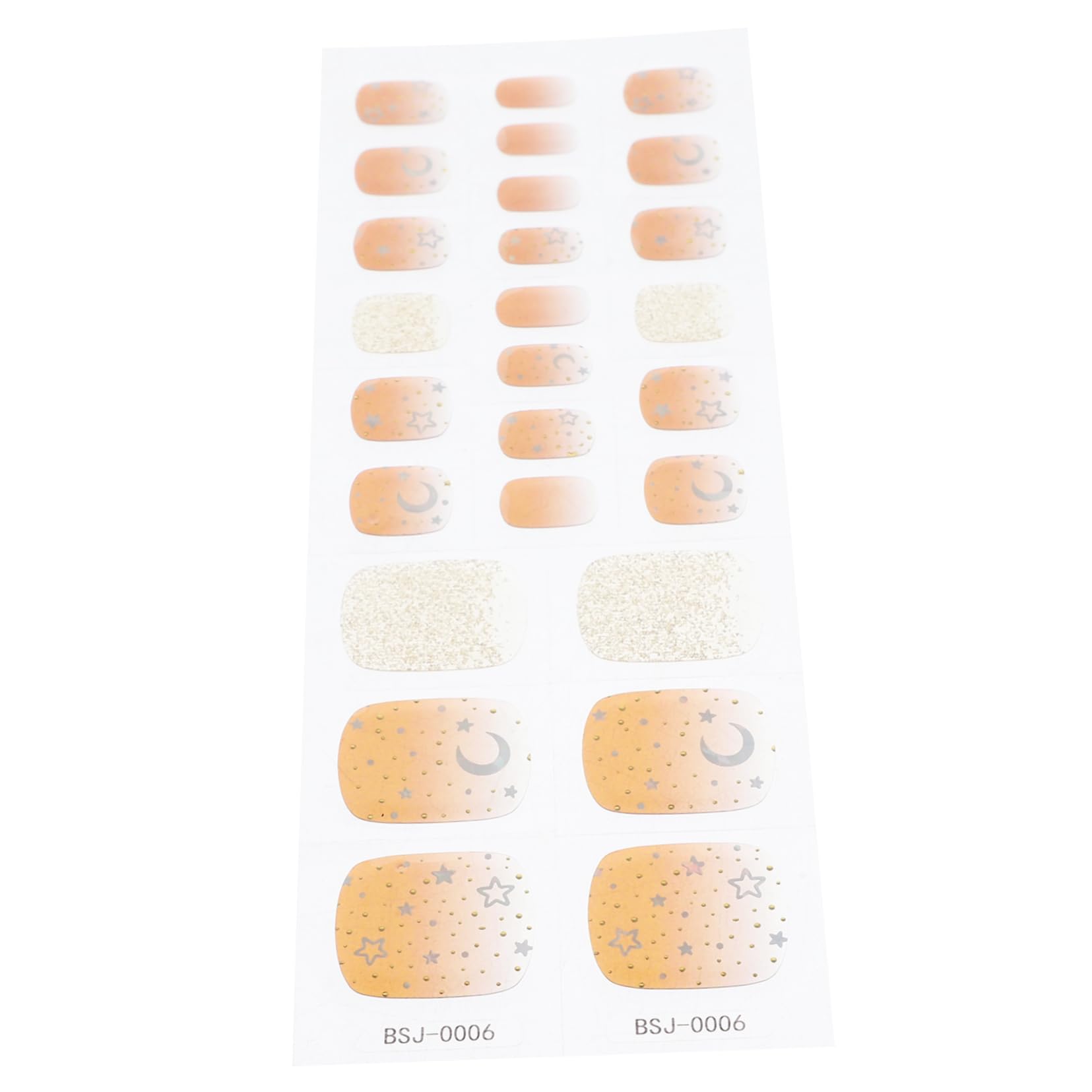 VICASKY 5 Set adesivi per unghie polacco Gel decorazione per unghie strisce lucide adesivi di ie per manicure strisce di smalto per ie adesivo per ie chiodi