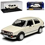Vanguards Volkwagen Golf II GTI Weiss 1983-1992 1/43 Corgi Modell Auto mit individiuellem Wunschkennzeichen