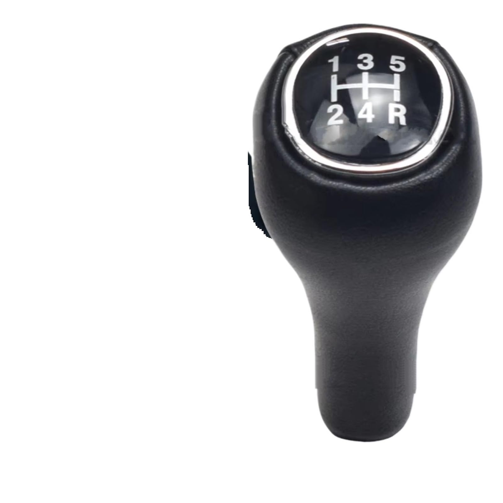 HILLAR Car Gear Stick Knob for for Focus MK1 1998-2005 Shifter Lever Stick Manual GearShifter Leather Pen POMO Spare Parts 5 Speed MT Car Gear Shift Knob(5R Speed-Leather)