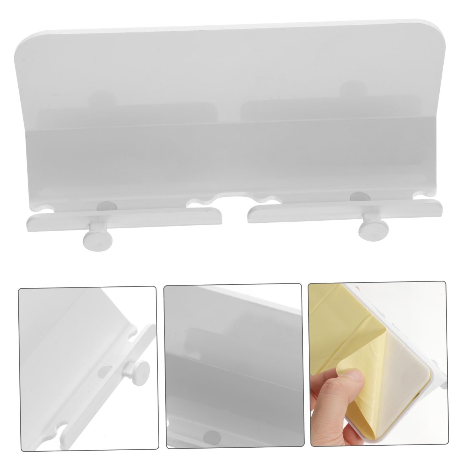 Gadpiparty 8pezzi Supporto Da Muro Per Smartphone Autoadesivo Con Gancio Porta Telefono Da Scrivania Per Ricarica Bagno e Cucina Facile Installare Compatibile Con Cellulari e Piccole Tablet