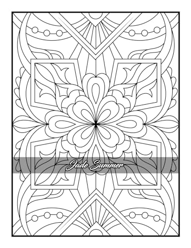 100 Amazing Patterns: An Adult Coloring Book with Fun, Easy, and Relaxing Coloring Pages - Image 69
