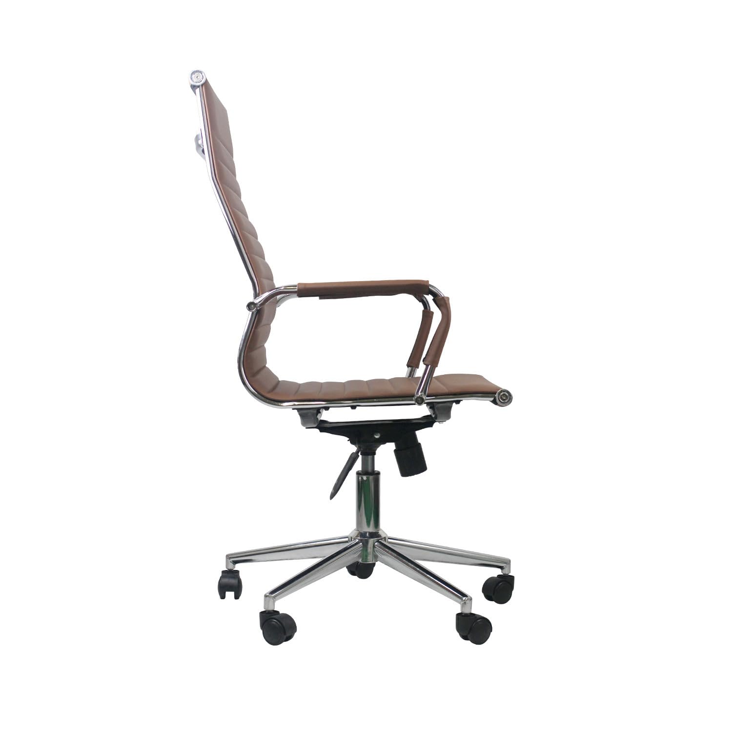 THINIA HOME Silla, Acero, Marrón, Regular