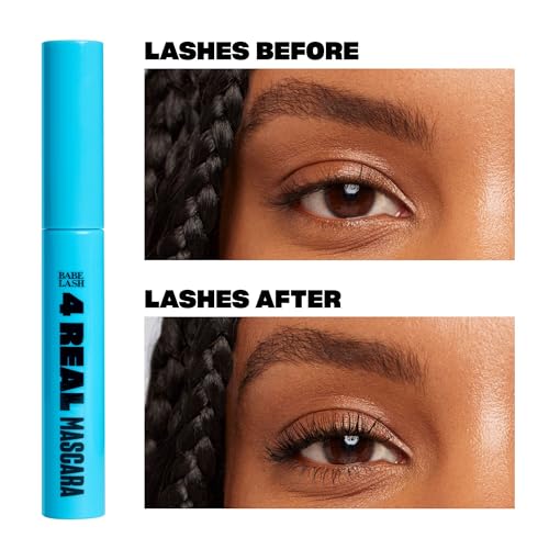 Babe Original 4 Real Mascara Black for Volume, Length, and Lift in Eyelashes, Defined & Flutterly Look, Vegan & Cruelty-Free - Image 3