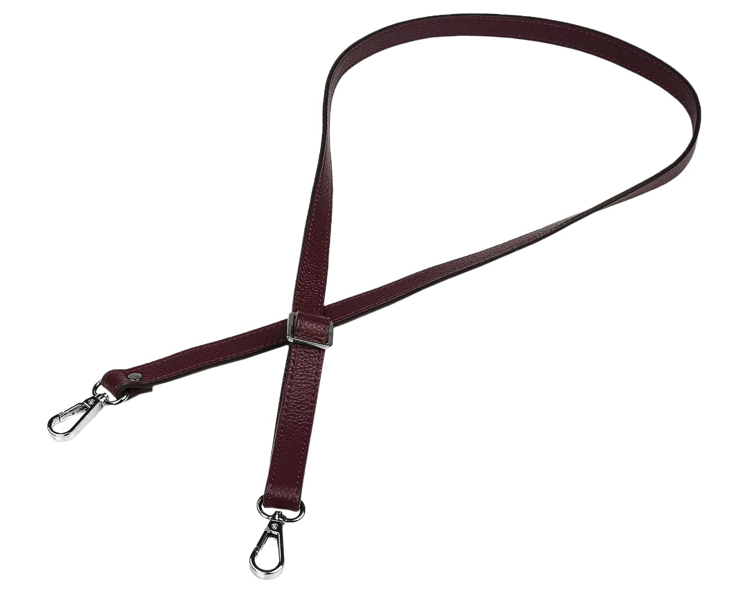 VanEnjoy Full Grain Genuine Leather Adjustable CrossBody Strap Replacement for Bag Purse, 0.7" Wide,26-51" Long