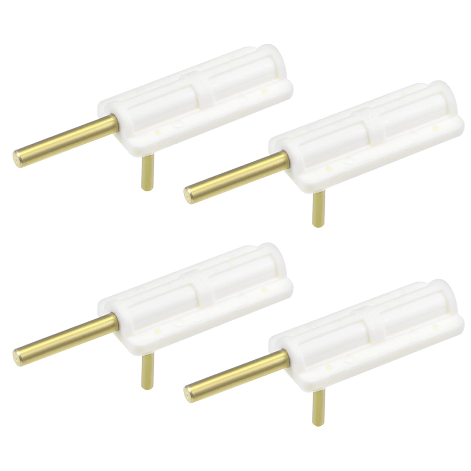 sourcing map Canopy Hatch Lock Latches for RC Airplane Cockpit Fixing, 30x12.5x6mm White 4pcs