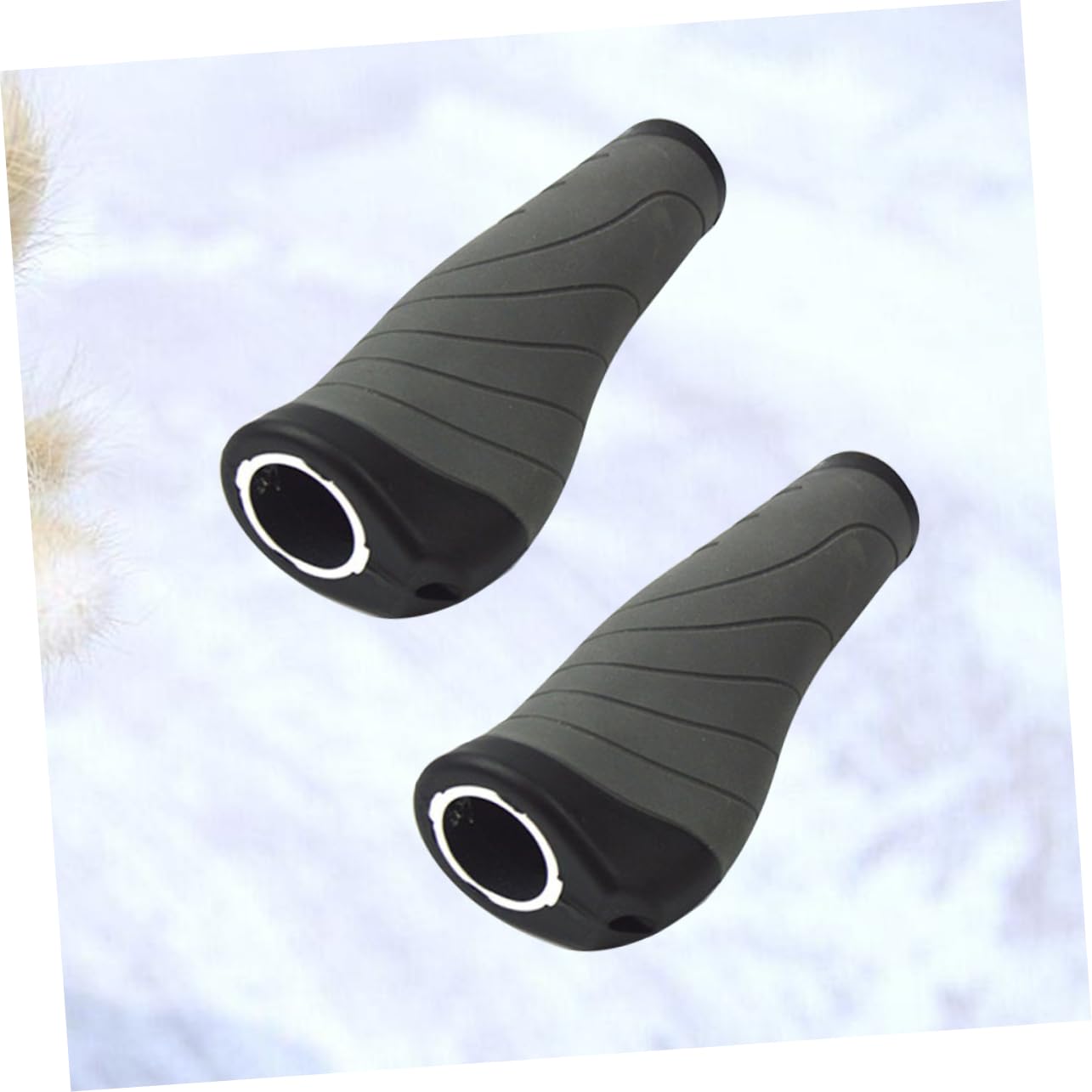 Toyvian 6piezas Manillar De Bicicleta Cubierta Antideslizante Puños para Agarre y Comodidad Accesorio para Ciclismo Al Aire Negro