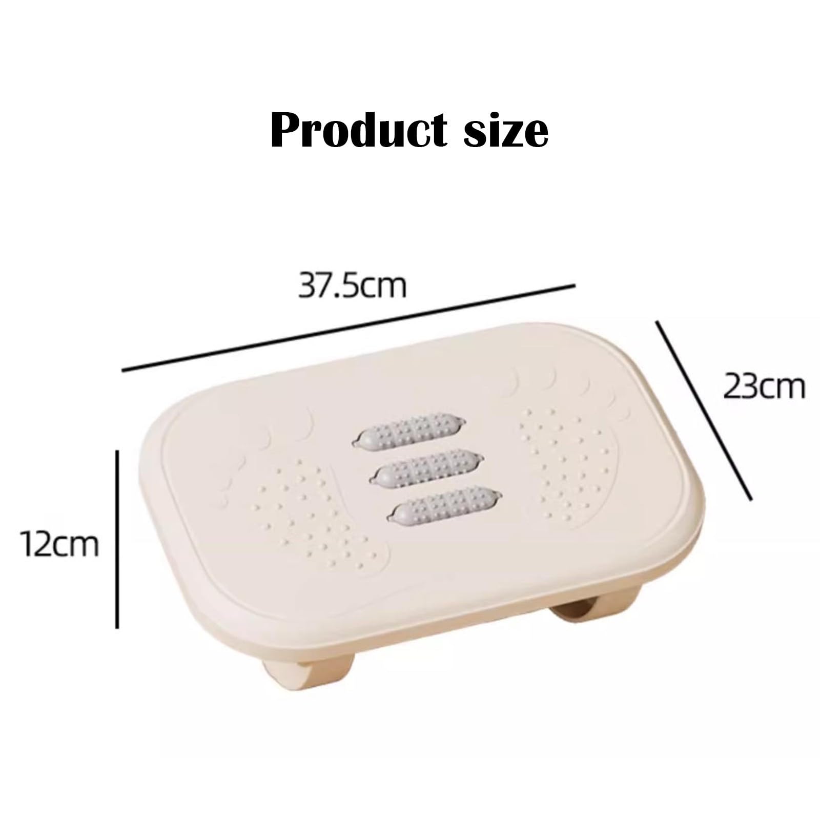 Sgabello pieghevole, poggiapiedi antifatica, supporto per la salute delle articolazioni, migliora il comfort per casa e ufficio, 37,5 x 23 x 12 cm, design salvaspazio