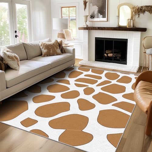 Giraffe Spot Throw Rug 2x3 ft for Home Decor, Africa