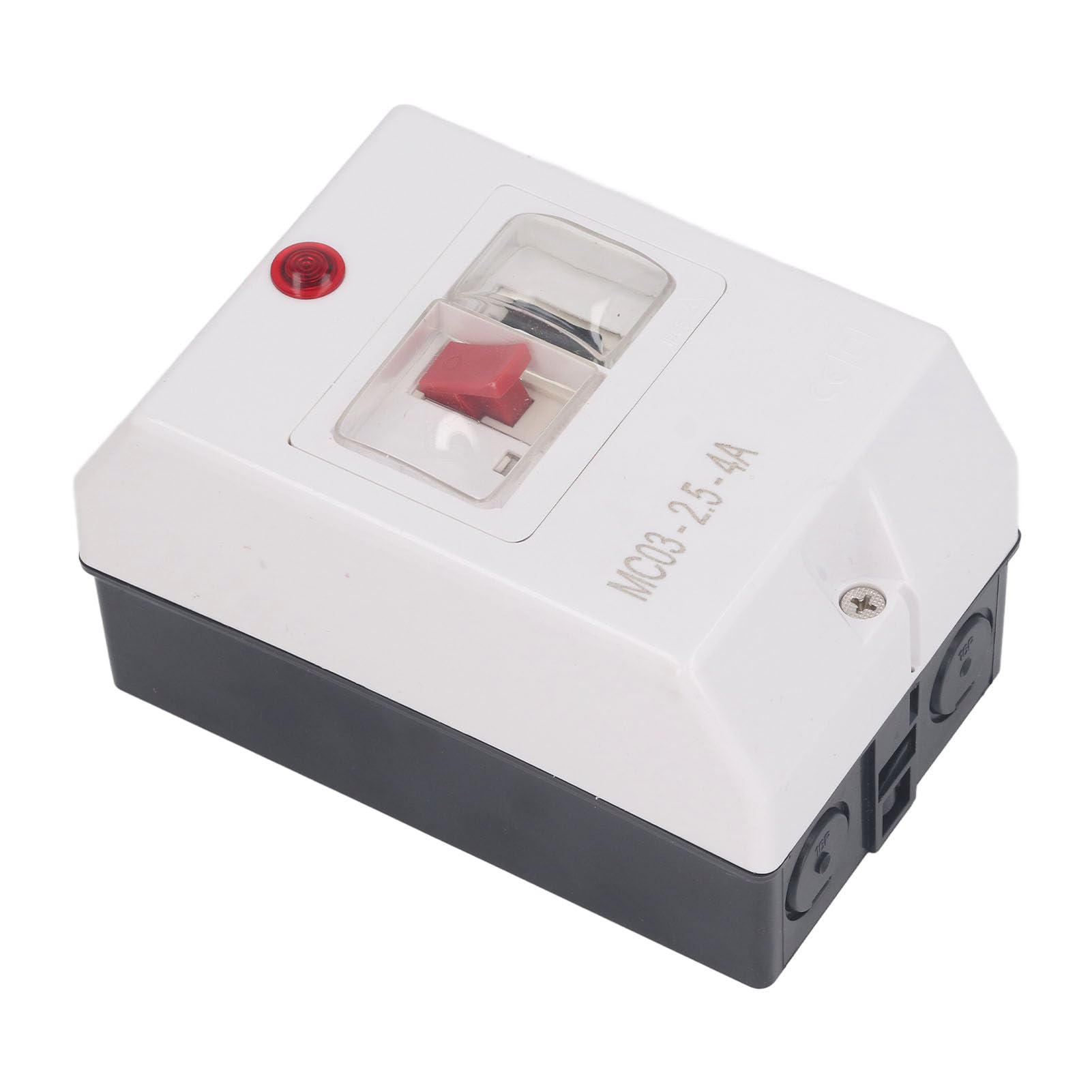 Marhynchus Motor Circuit Breaker, 2.5-4A Thermal Magnetic Protection with Screw Fastening and Tunnel Type Crimping, for Resistive Capacitive Inductive Loads