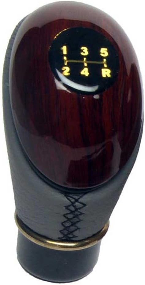 Allure Auto Leatherette & Plastic Gear Shift Knob-Grey for Tata Indica Vista [2008-2011] Aqua Safire BS-III