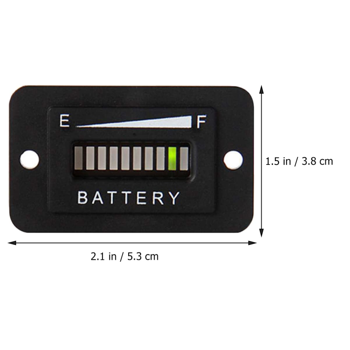 1pezzi Indicator Led Di Capacità Della Batteria Tester Portatile Per Volt e Capacità Compatibile Con Veicoli Display Led Protezione Da Inversione Misuratore Duraturo